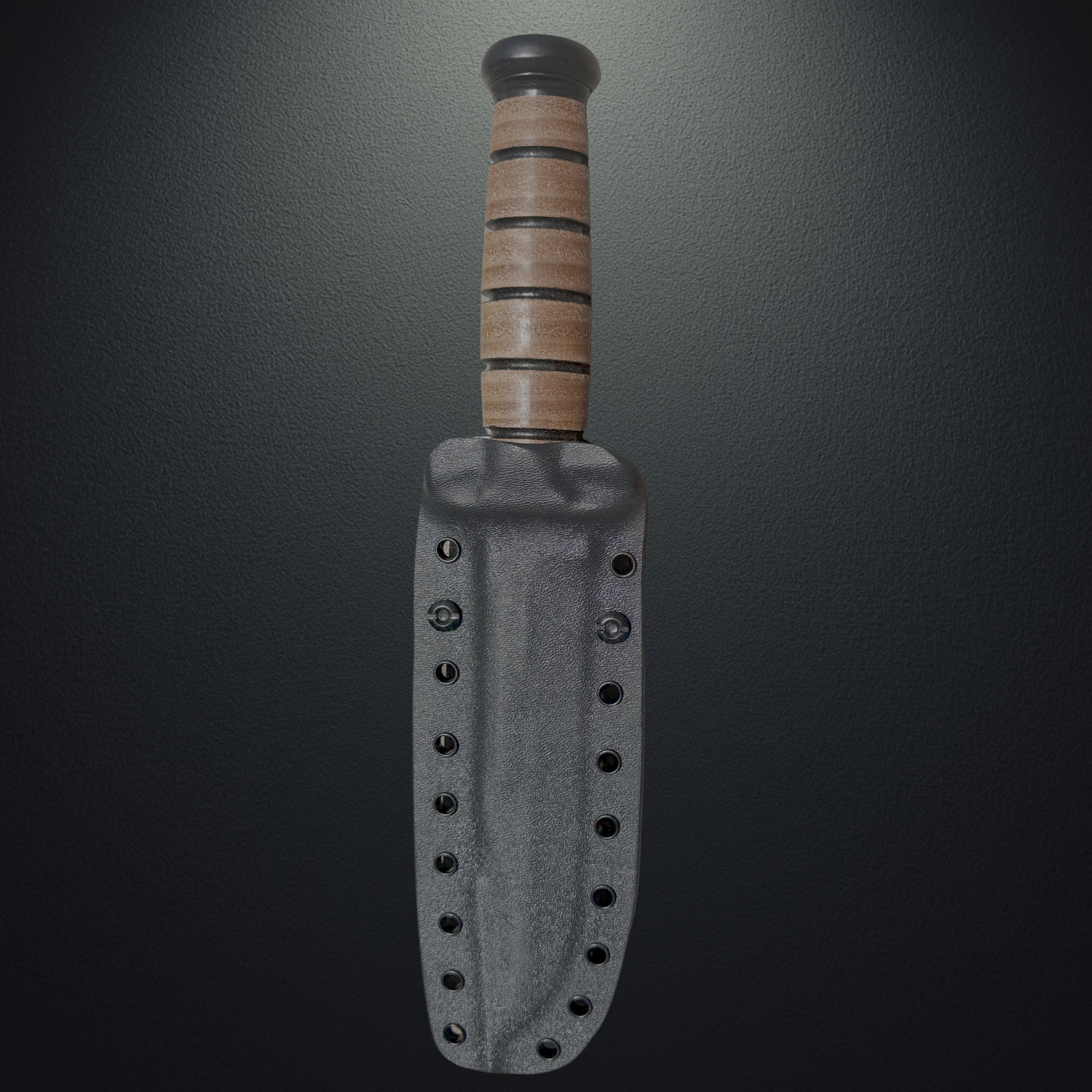 HAWK Custom Sheath for KA-BAR® USMC, Straight Edge