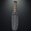 HAWK Custom Sheath for KA-BAR® USMC, Straight Edge