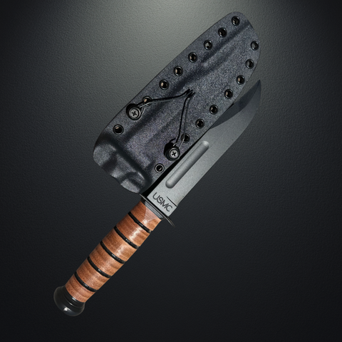 HAWK Custom Sheath for KA-BAR® USMC, Straight Edge